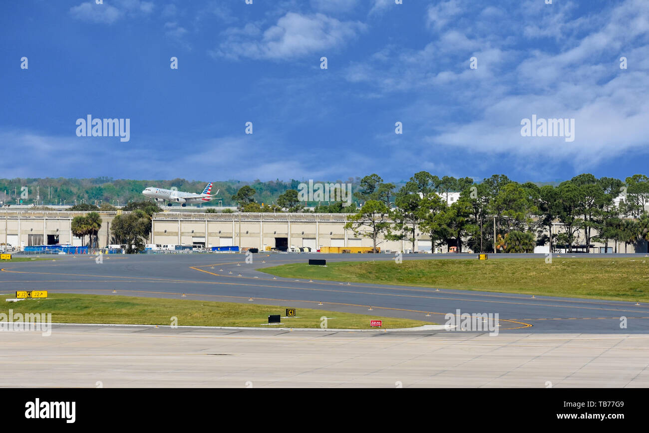 Orlando, Florida. March 02, 2019. American Airlines (AA) aircraft