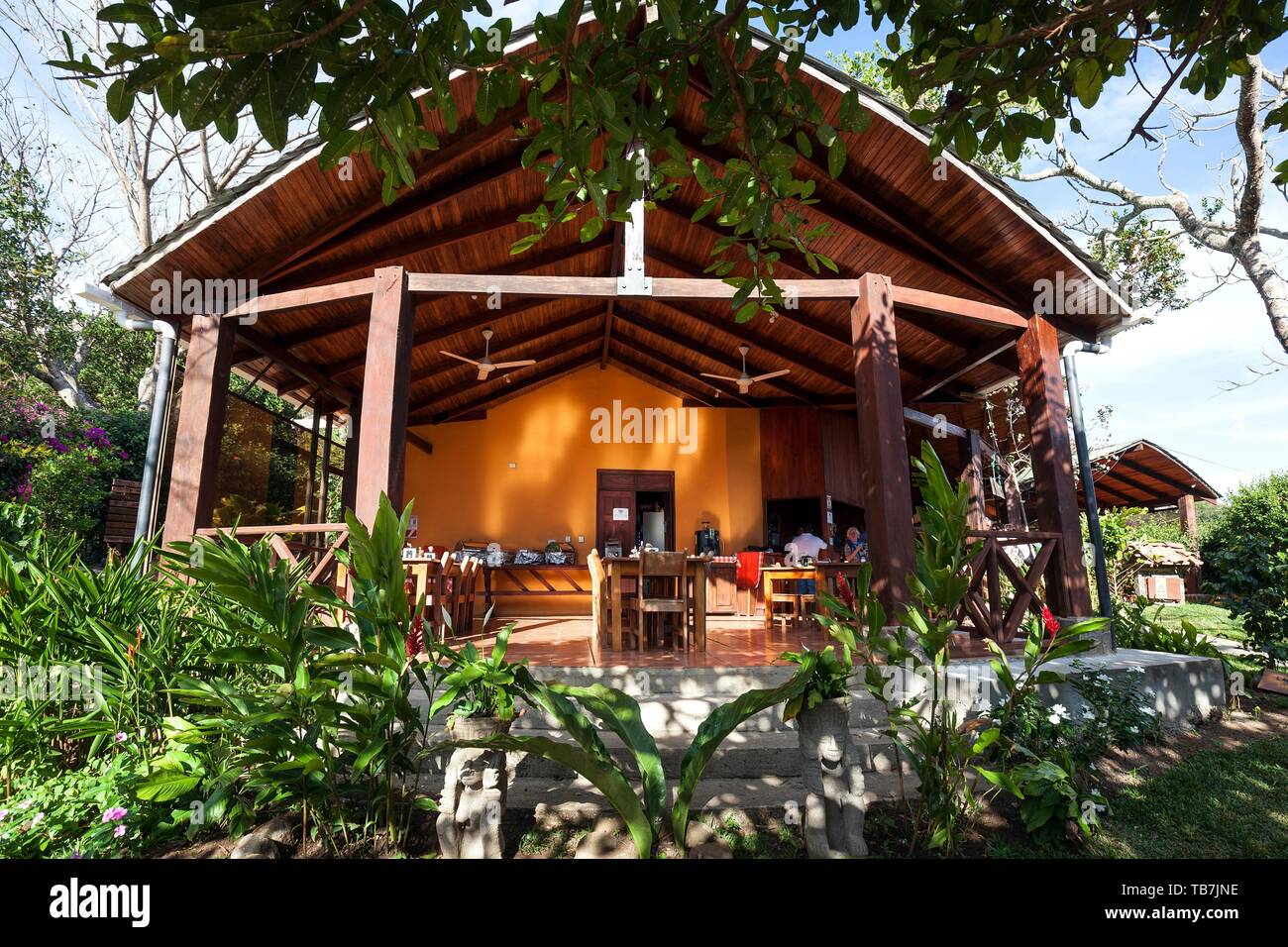 Rinconcito Lodge at Rincon de la Vieja National Park, near Liberia, Guanacaste Province, Costa Rica Stock Photo