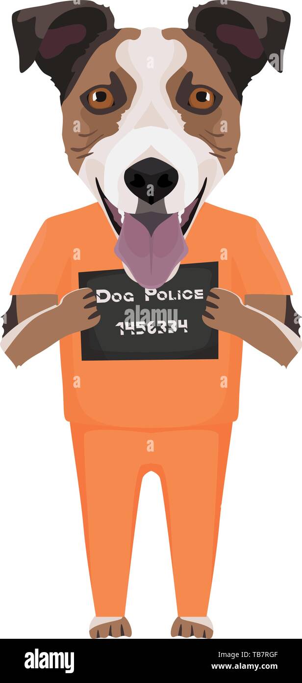 clipart prison dog