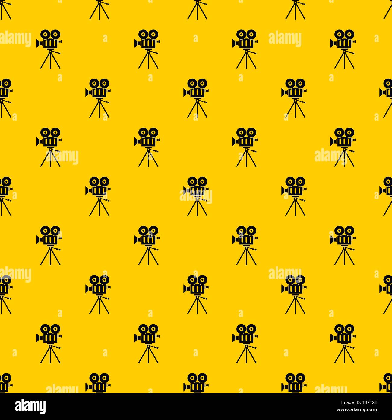Camcorder pattern vector Stock Vector