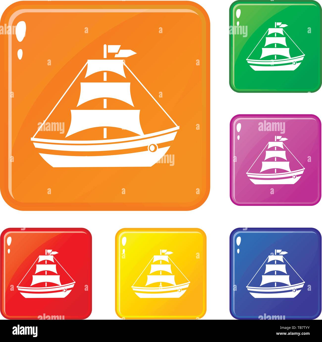 Yacht sails set collection hi-res stock photography and images - Alamy