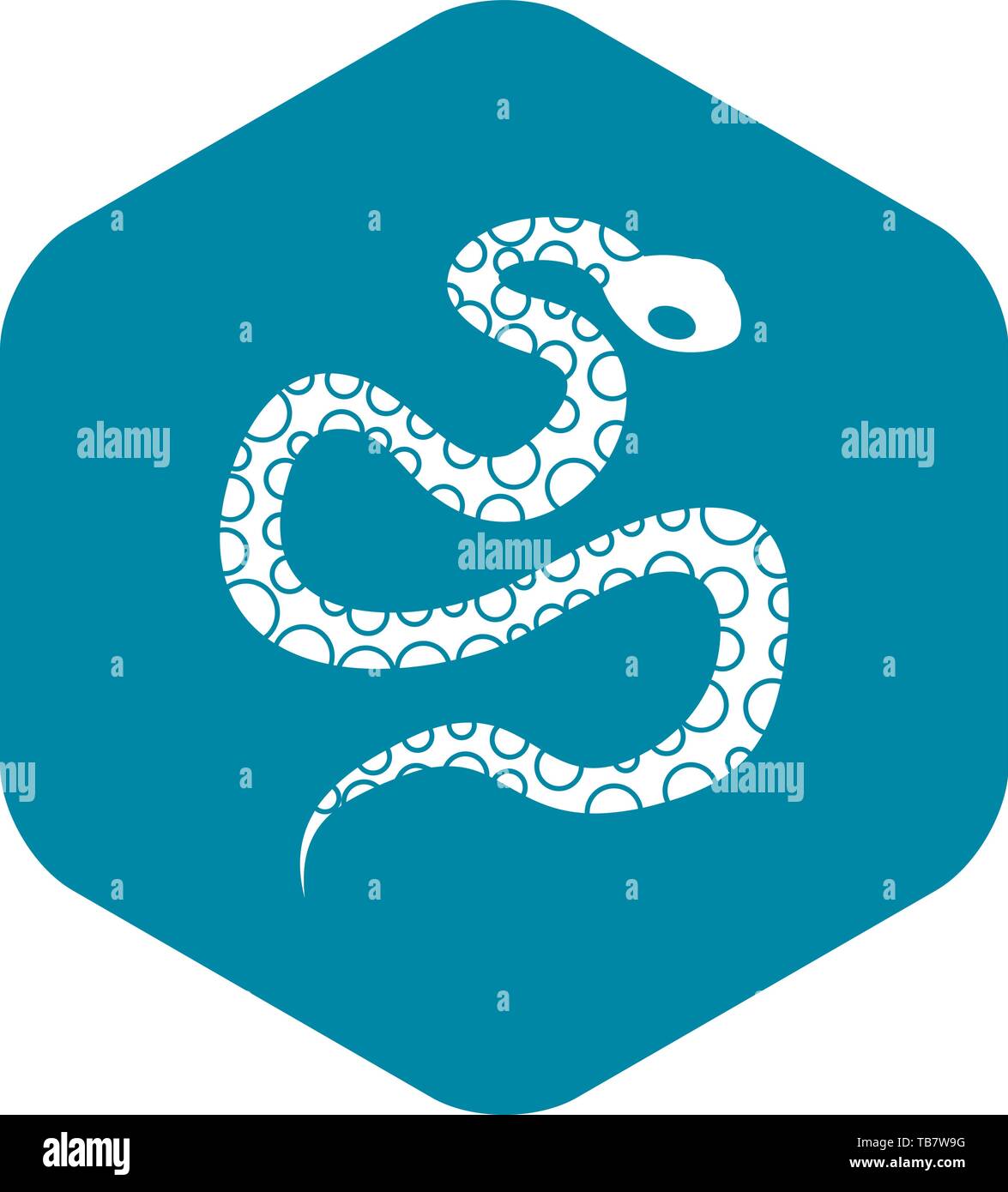 Python snake icon, simple style Stock Vector Image & Art - Alamy