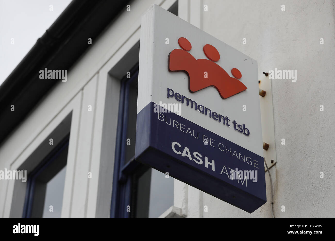 A Permanent TSB branch in Dublin as the the Central Bank of Ireland has fined the institution 21 million euros. Stock Photo
