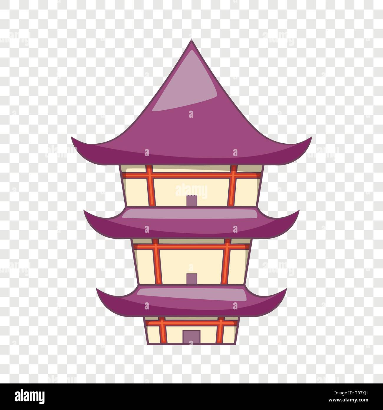 Buddhist temple icon, cartoon style Stock Vector Image & Art - Alamy