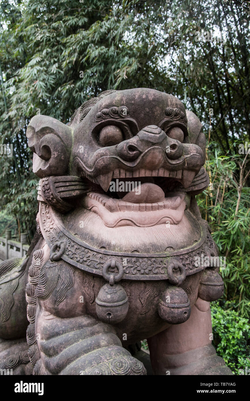 Chengdu, Kuan Zhai Xiang Zi historic city. Sichuan, China Stock Photo