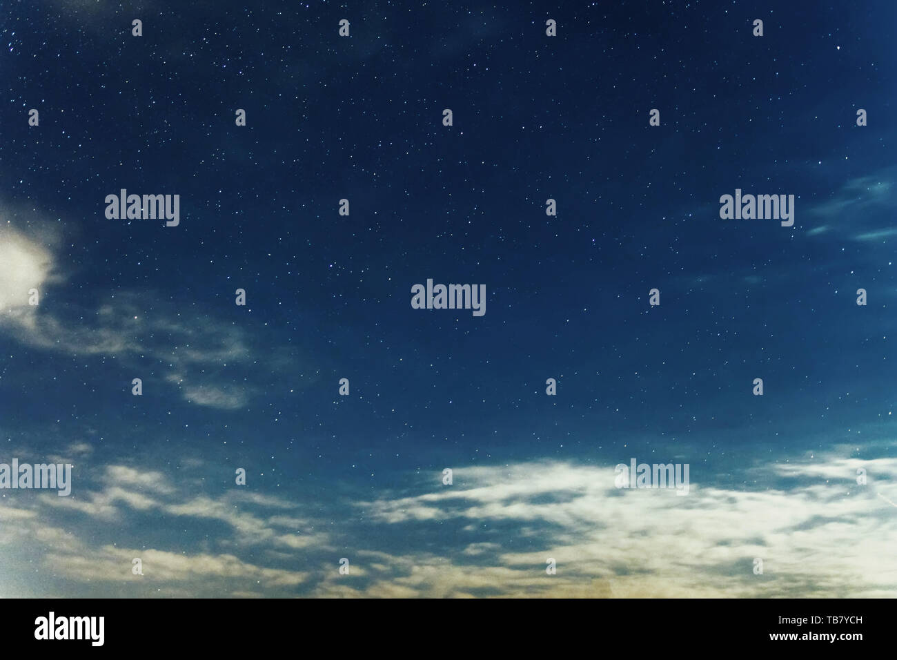 Night sky backgrounds with stars and clouds Stock Photo - Alamy