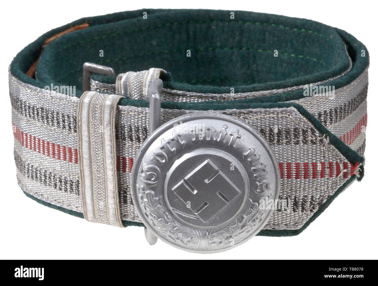 Black Various Sizes Belt Plaited Webbing /& Leather Ends