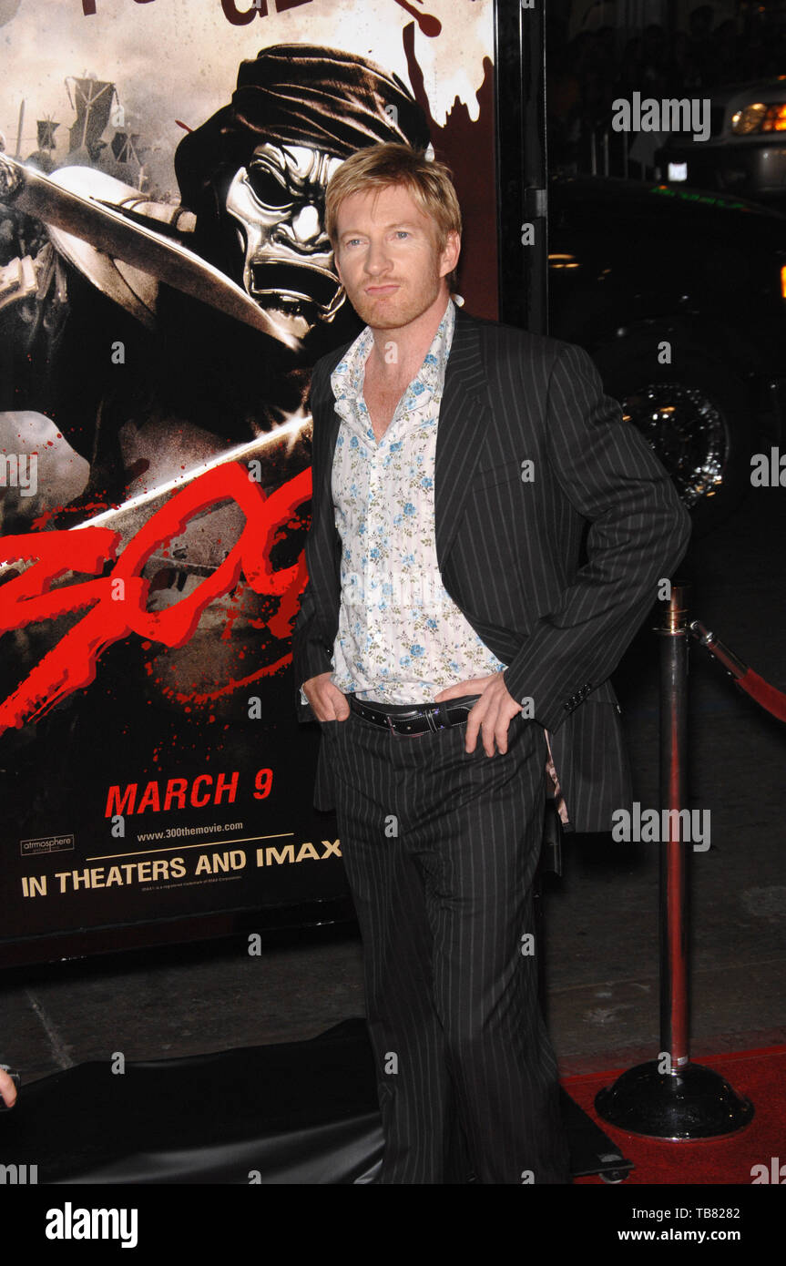 LOS ANGELES, CA. March 05, 2007: David Wenham at the Los Angeles premiere of '300' at the Grauman's Chinese Theatre, Hollywood. Stock Photo