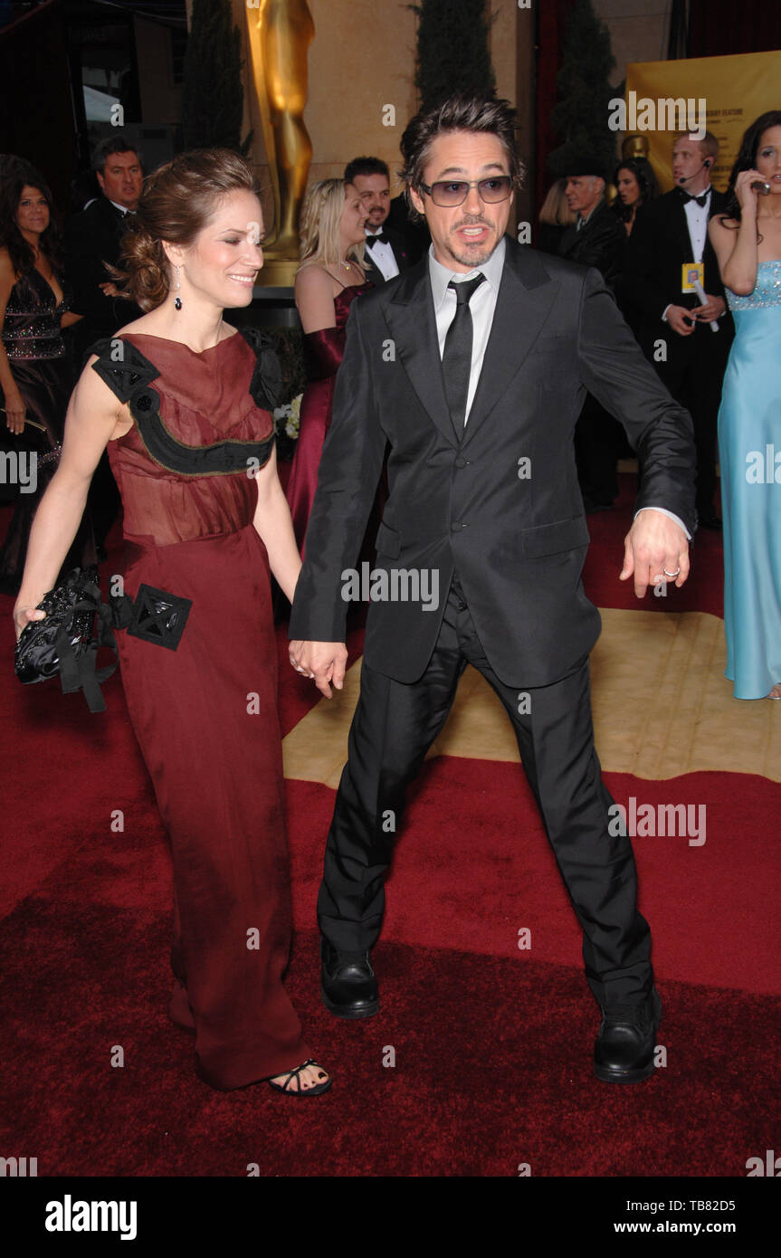 Robert Downey Susan Downey At Arrivals For Oscars 79Th Annual Academy  Awards Arrivals The Kodak Theatre Los