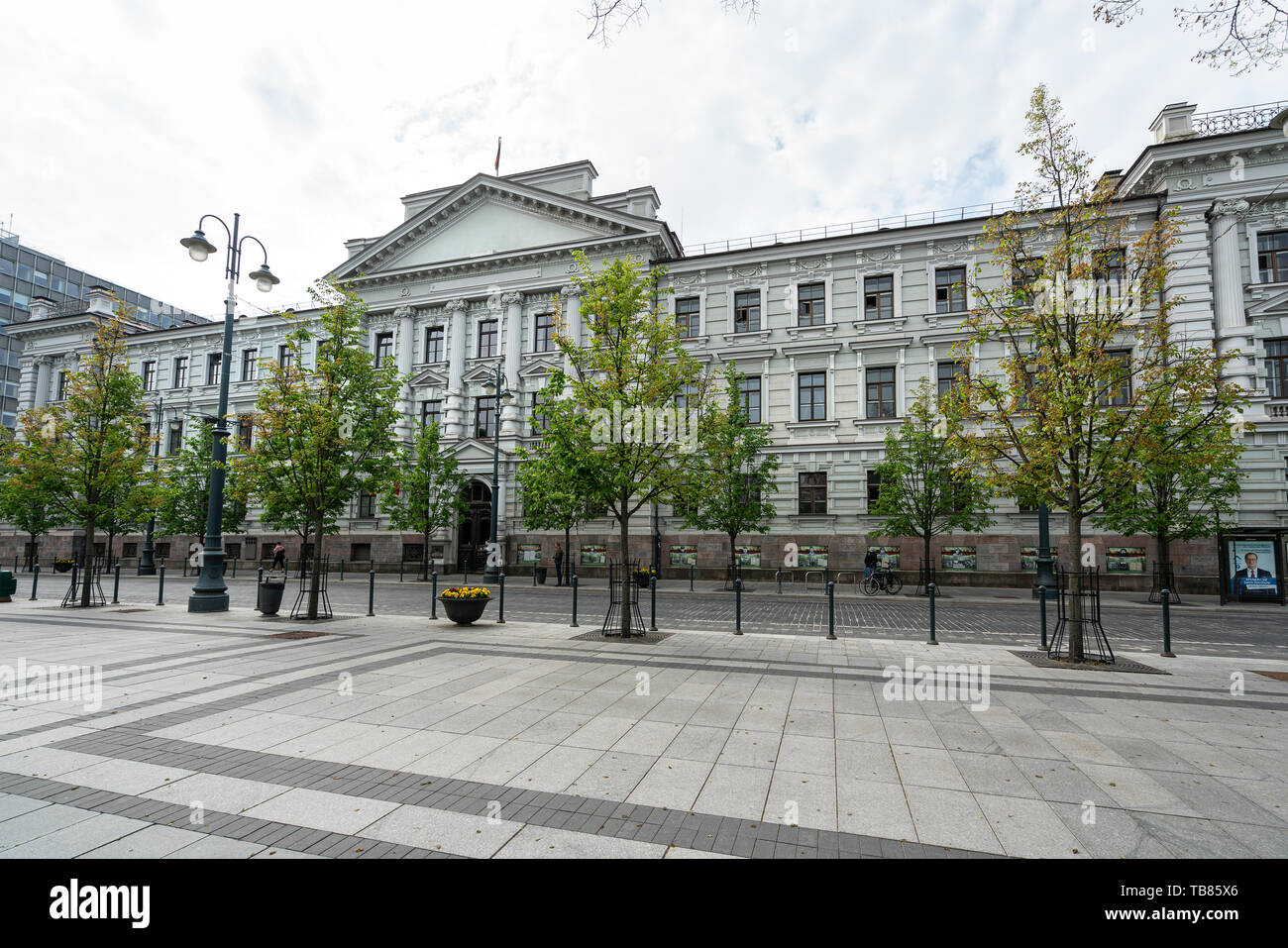 Vilnius, Lithuania. May 2019.  the former KGB building, now home to the Museum of Genocide Victims Stock Photo