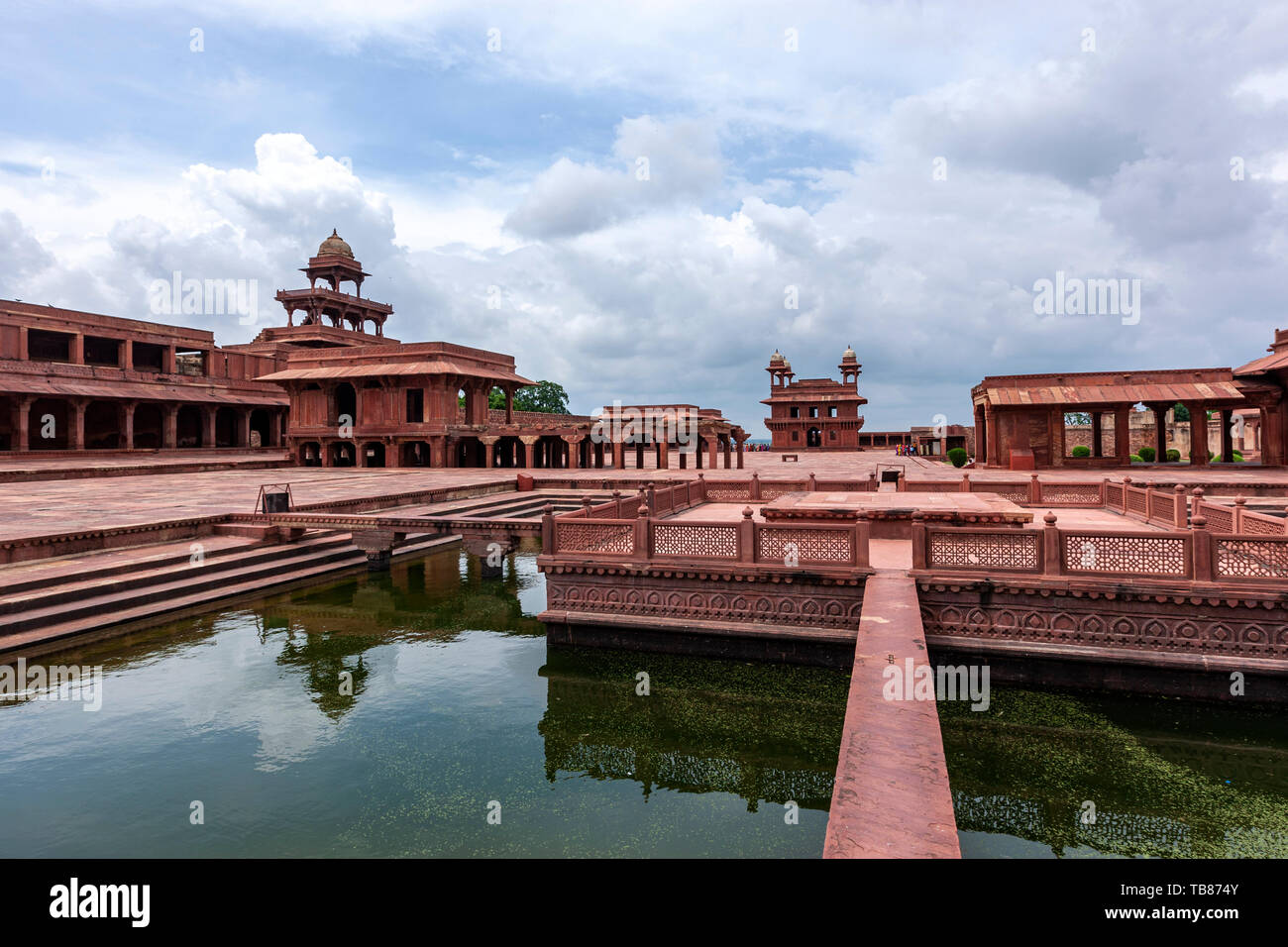 Anup Talao, water tank, Fatehpur Sikri, Agra District of Uttar Pradesh