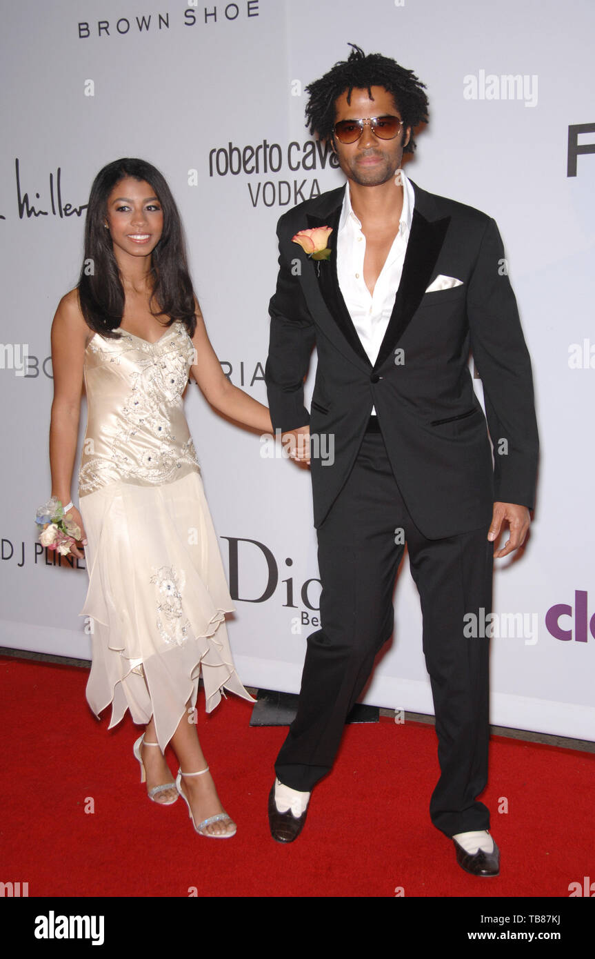 LOS ANGELES, CA. April 21, 2007 Eric Benet & daughter India Benet at