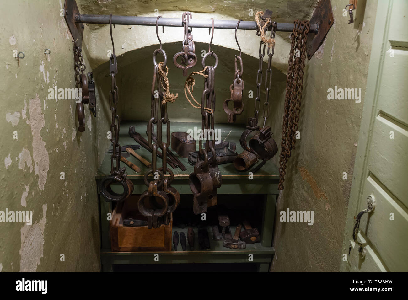 Prison Chains High Resolution Stock Photography and Images Alamy