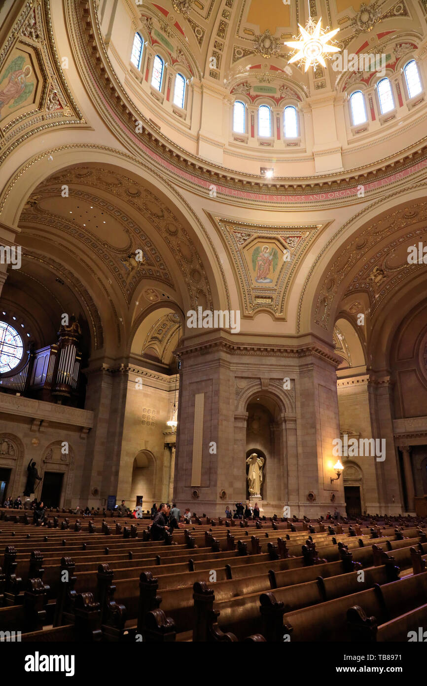Interior View Of The Cathedral Of Saint Paul Minnesota Saint