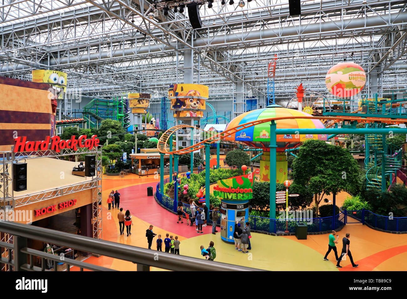 Nickelodeon Universe theme park - Nickelodeon Universe Theme Park Inside Of Mall Of Americabloomingtonminnesotausa TB89C9