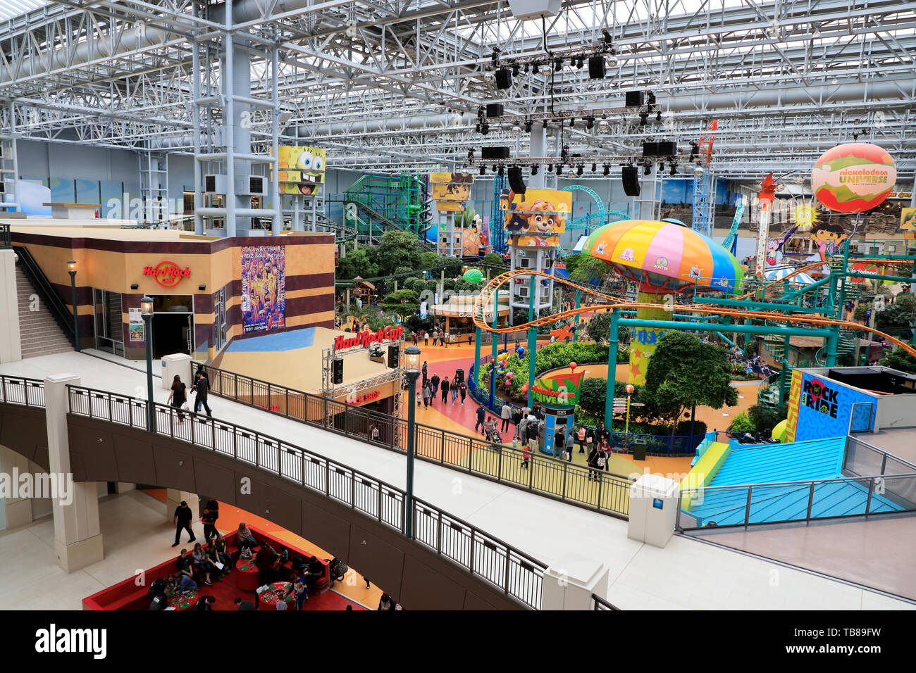 Nickelodeon Universe theme park - Nickelodeon Universe Theme Park Inside Of Mall Of Americabloomingtonminnesotausa TB89FW