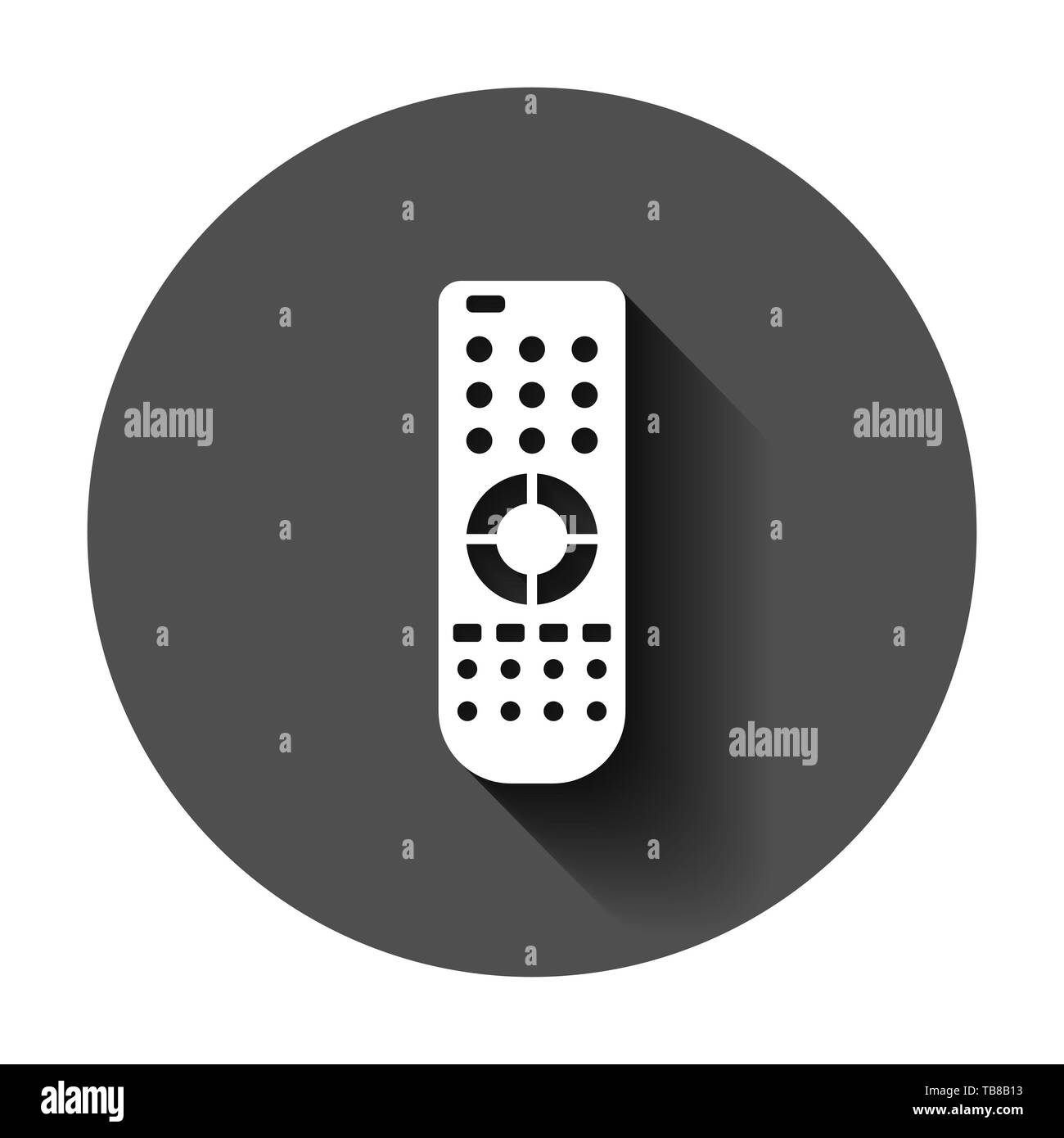 Remote control icon in flat style. Infrared controller vector ...
