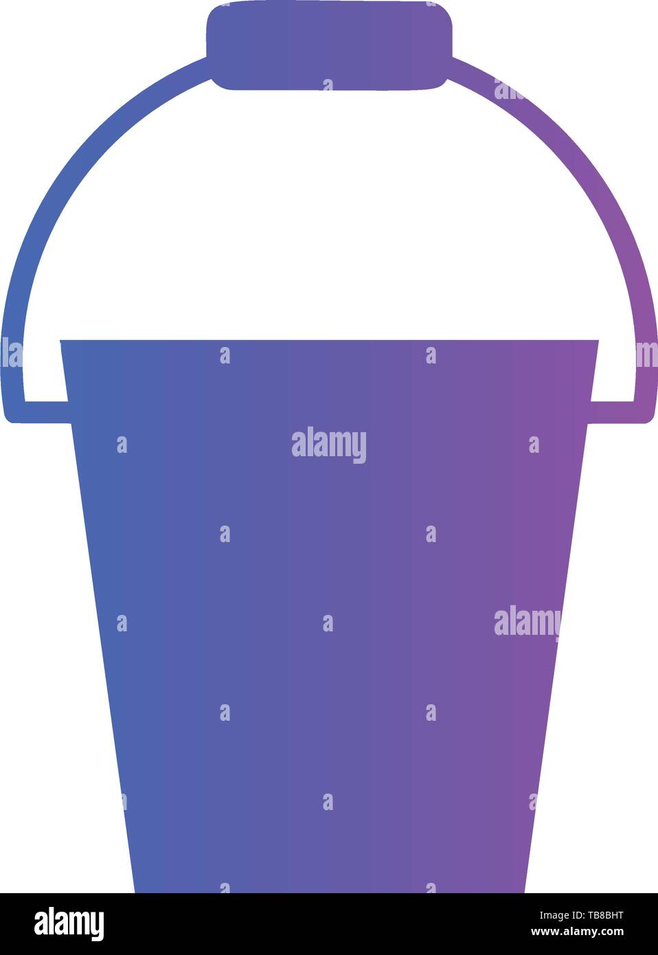 Bucket water garden Stock Vector Images - Alamy