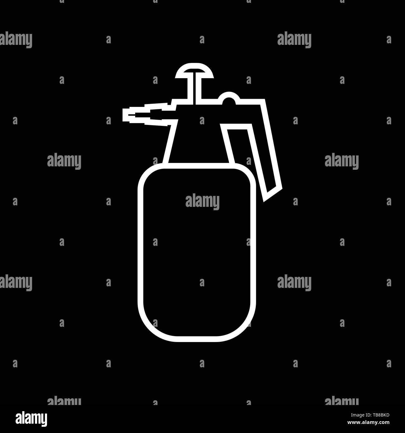 Gardening spray flat icon - vector Stock Vector Image & Art - Alamy