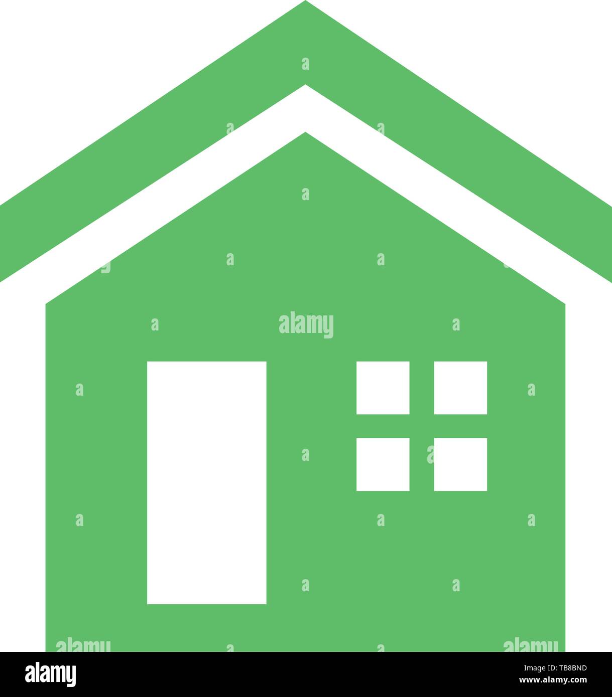 Home icon - House sign vector - Flat Stock Vector Image & Art - Alamy