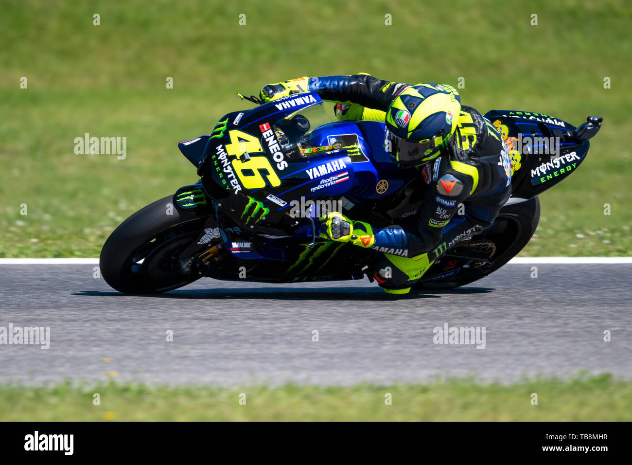 Mugello, Italy. 31st May, 2019. 46 Valentino Rossi during the FP1 Credit: Independent Photo Agency/Alamy Live News Stock Photo
