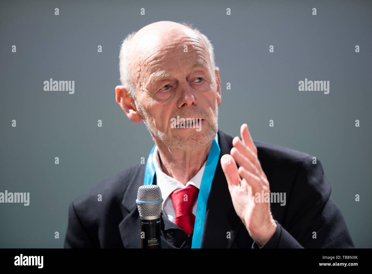 Prof. Dr. med. Detlev GANTEN, President of the 2nd World Health Sumwith, at the Deutsche Welle Global Media Forum SHIFTING POWERS, 27.05.2019 in Bonn Â | usage worldwide Stock Photo