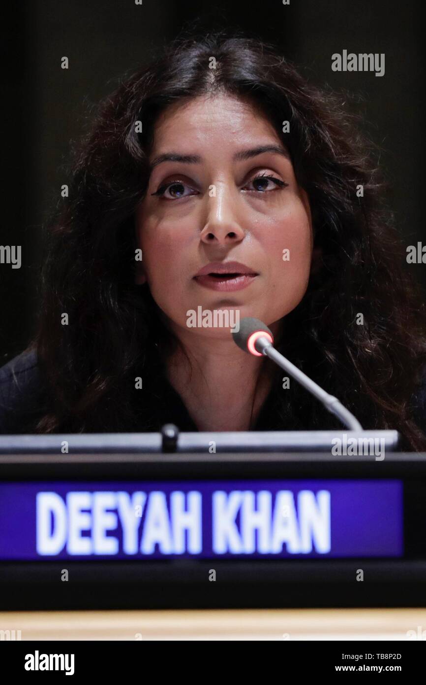 United Nations New York USA May 30 2019 Deeyah Khan Emmy