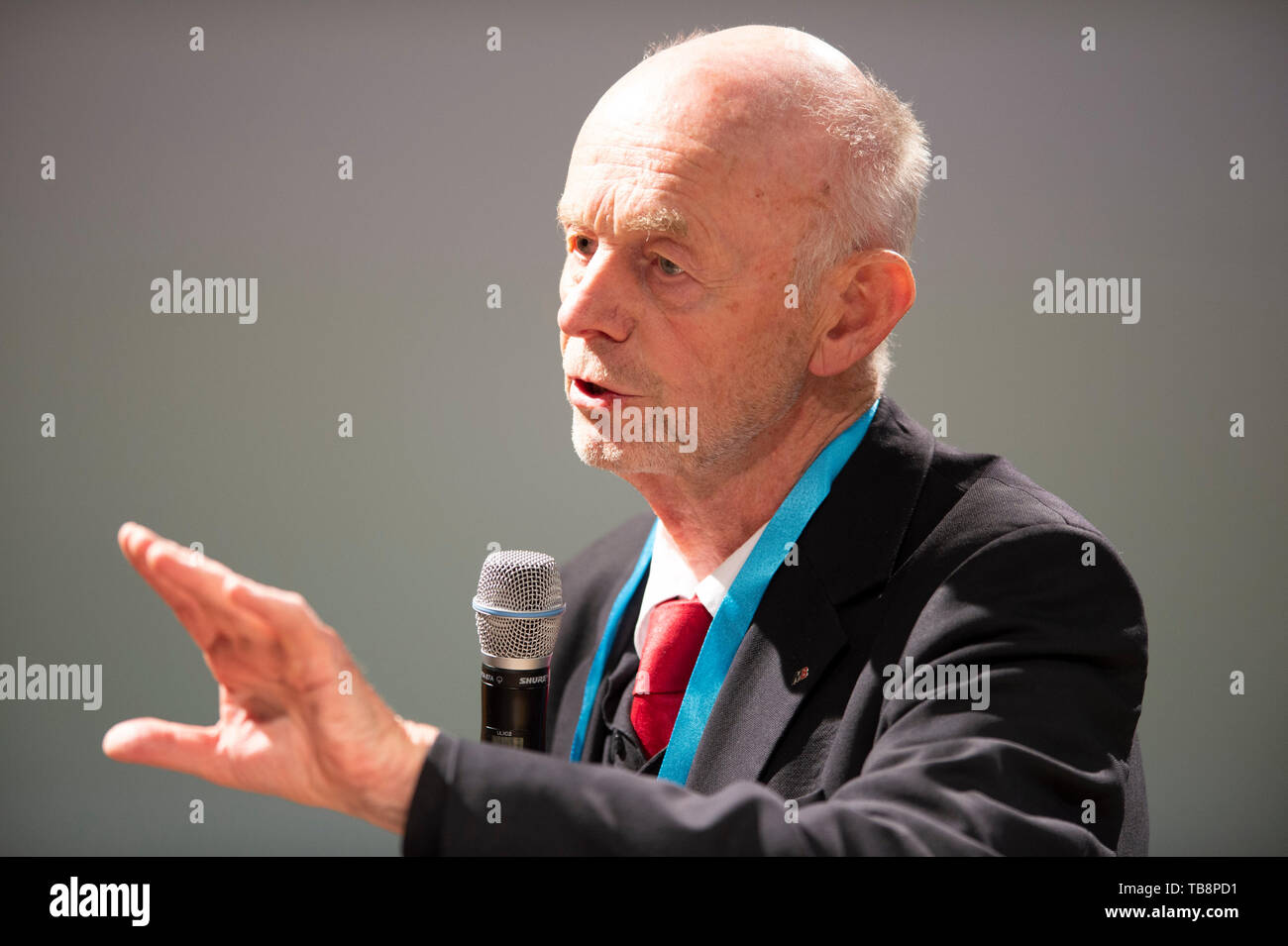 Bonn, Deutschland. 27th May, 2019. Prof. Dr. med. Detlev GANTEN, President of the 2nd World Health Sumwith, at the Deutsche Welle Global Media Forum SHIFTING POWERS, 27.05.2019 in Bonn Â | usage worldwide Credit: dpa/Alamy Live News Stock Photo