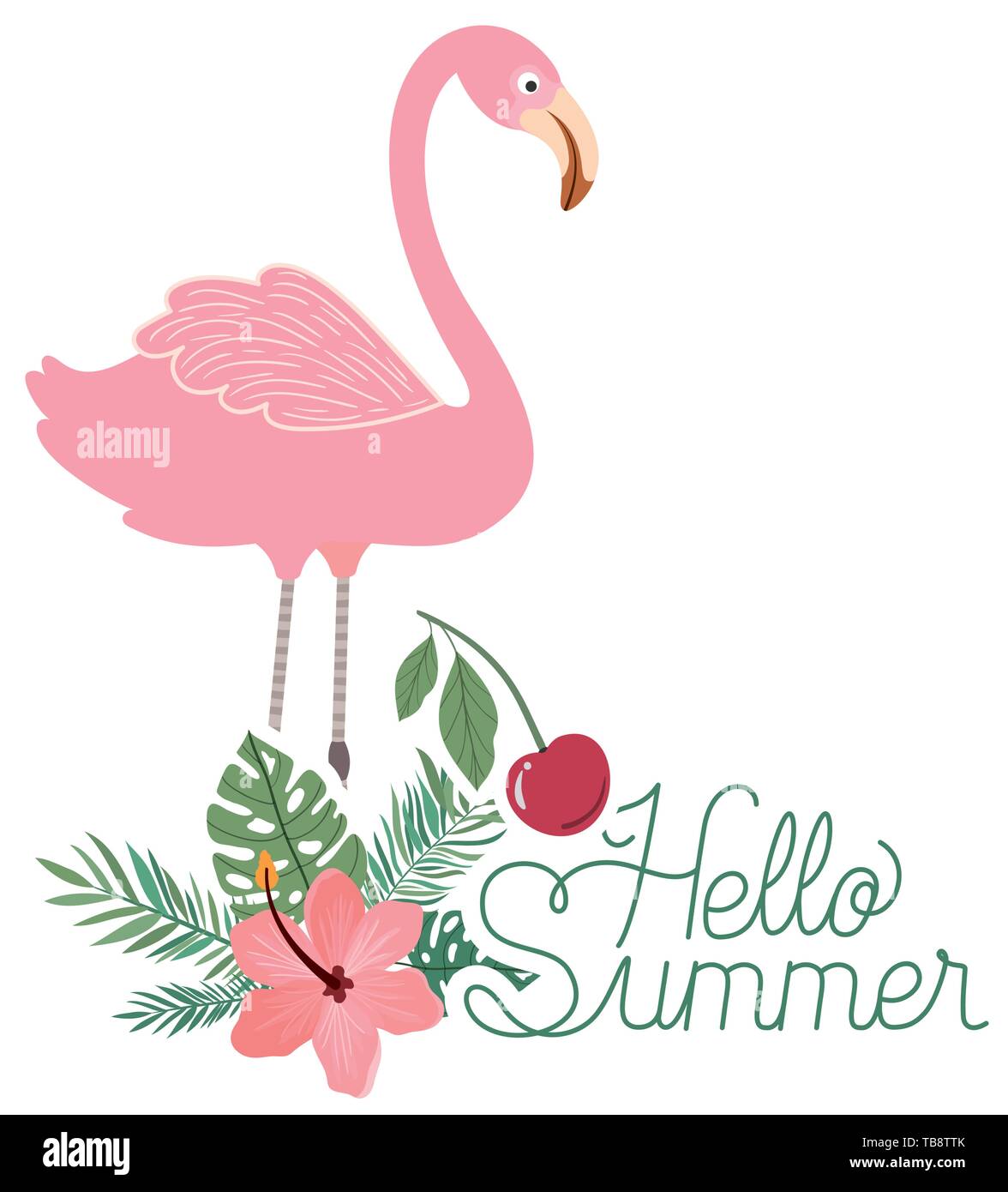hello summer label with Flemish icon Stock Vector Image & Art - Alamy