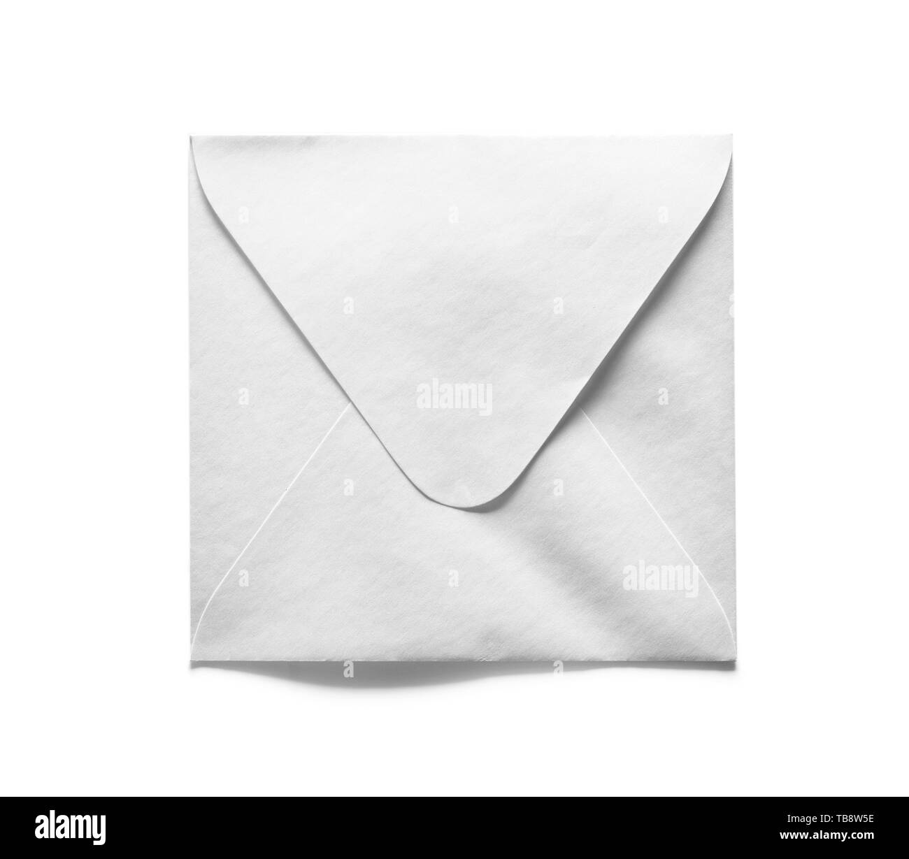 Paper envelope on white background Stock Photo Alamy