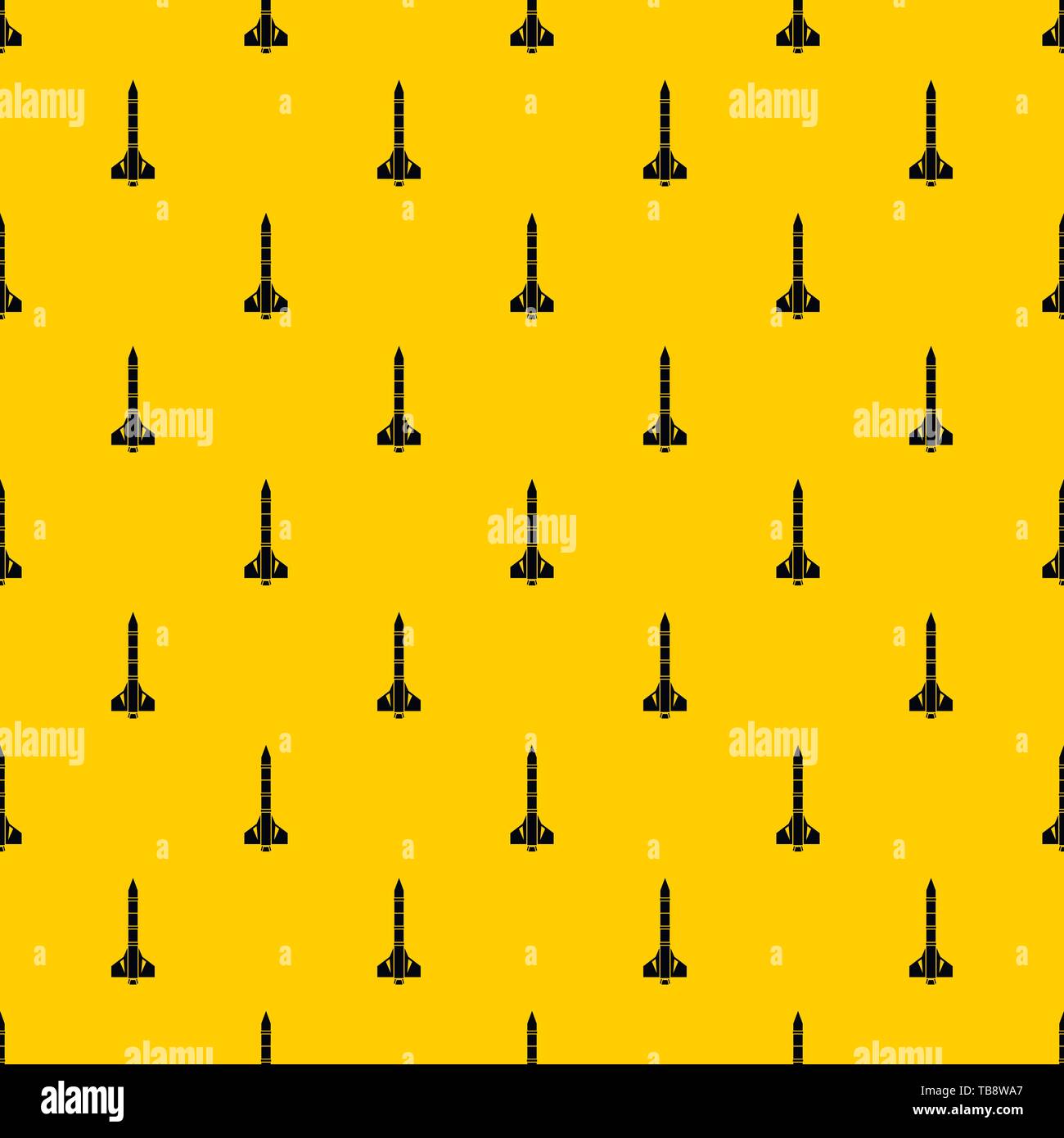 Atomic rocket pattern vector Stock Vector