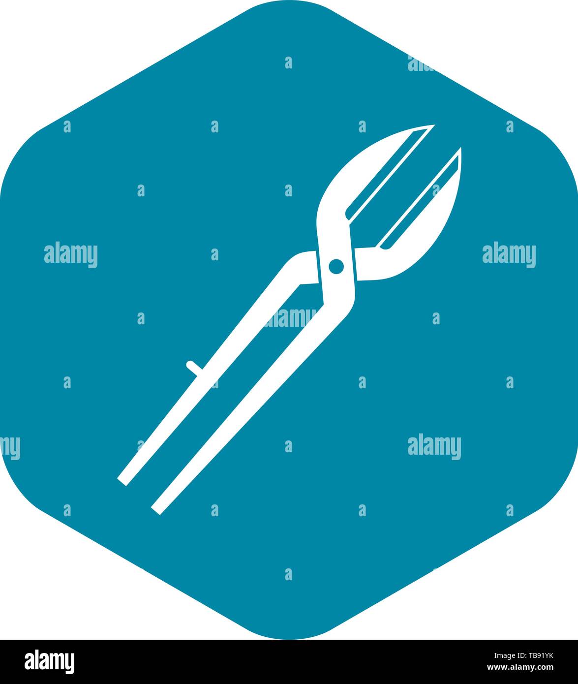 Metal scissors icon simple Stock Vector Image & Art - Alamy