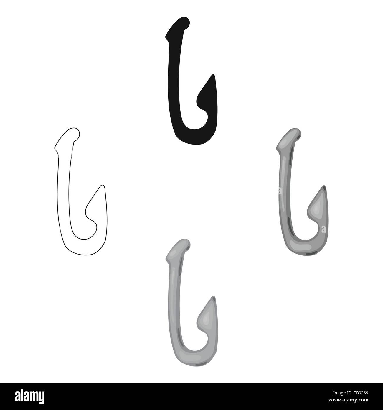 Fish hook drawing hi-res stock photography and images - Page 11