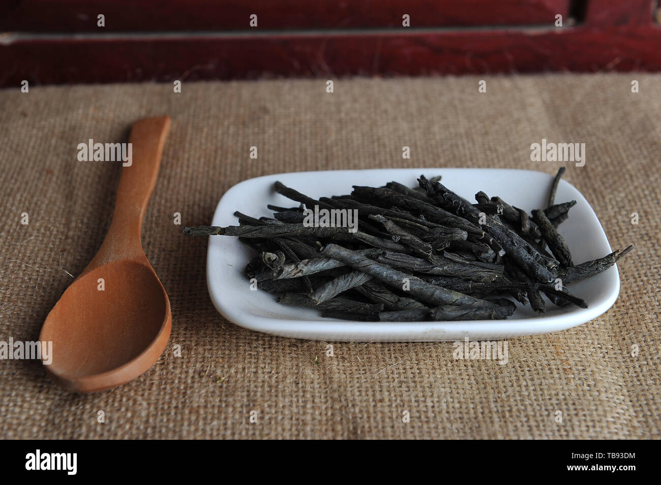 Chinese medicine Kuding tea Stock Photo