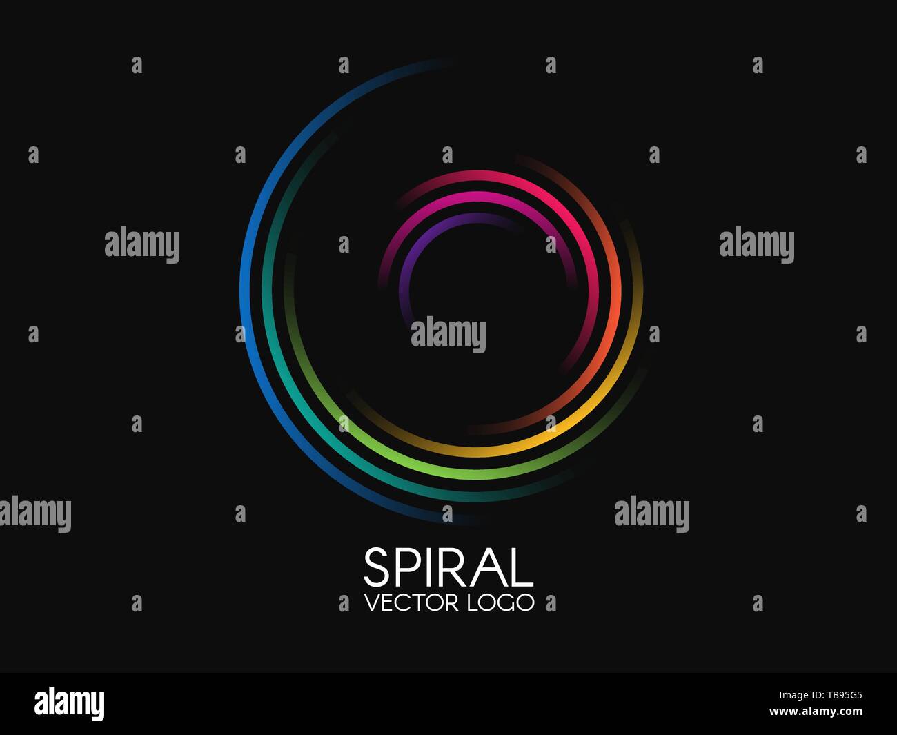 Spiral Logo High Resolution Stock Photography And Images Alamy