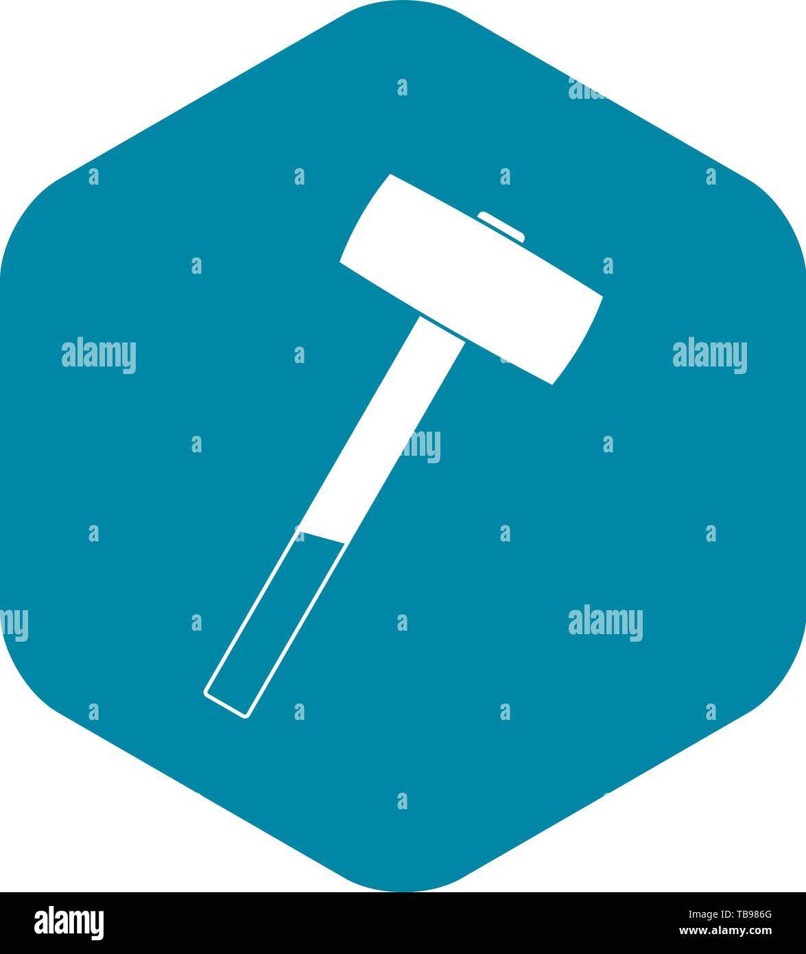 Sledgehammer icon simple Stock Vector Image & Art Alamy