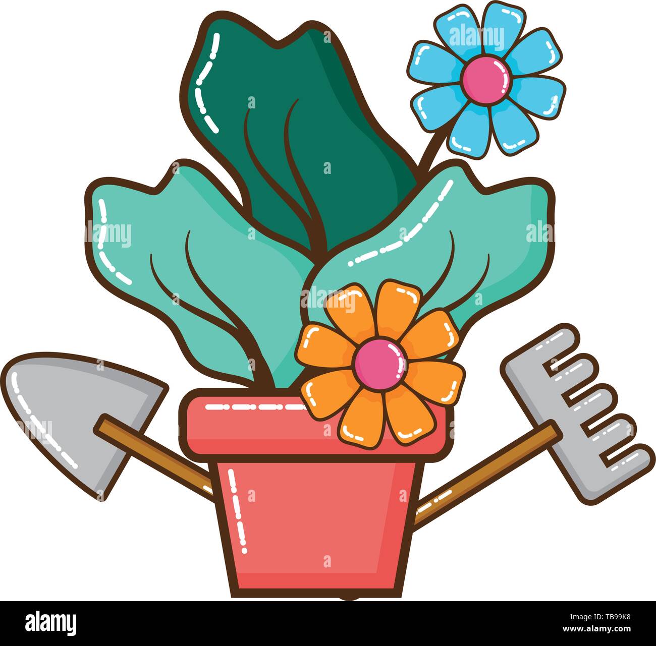 house plant pot isolated icon Stock Vector Image & Art - Alamy