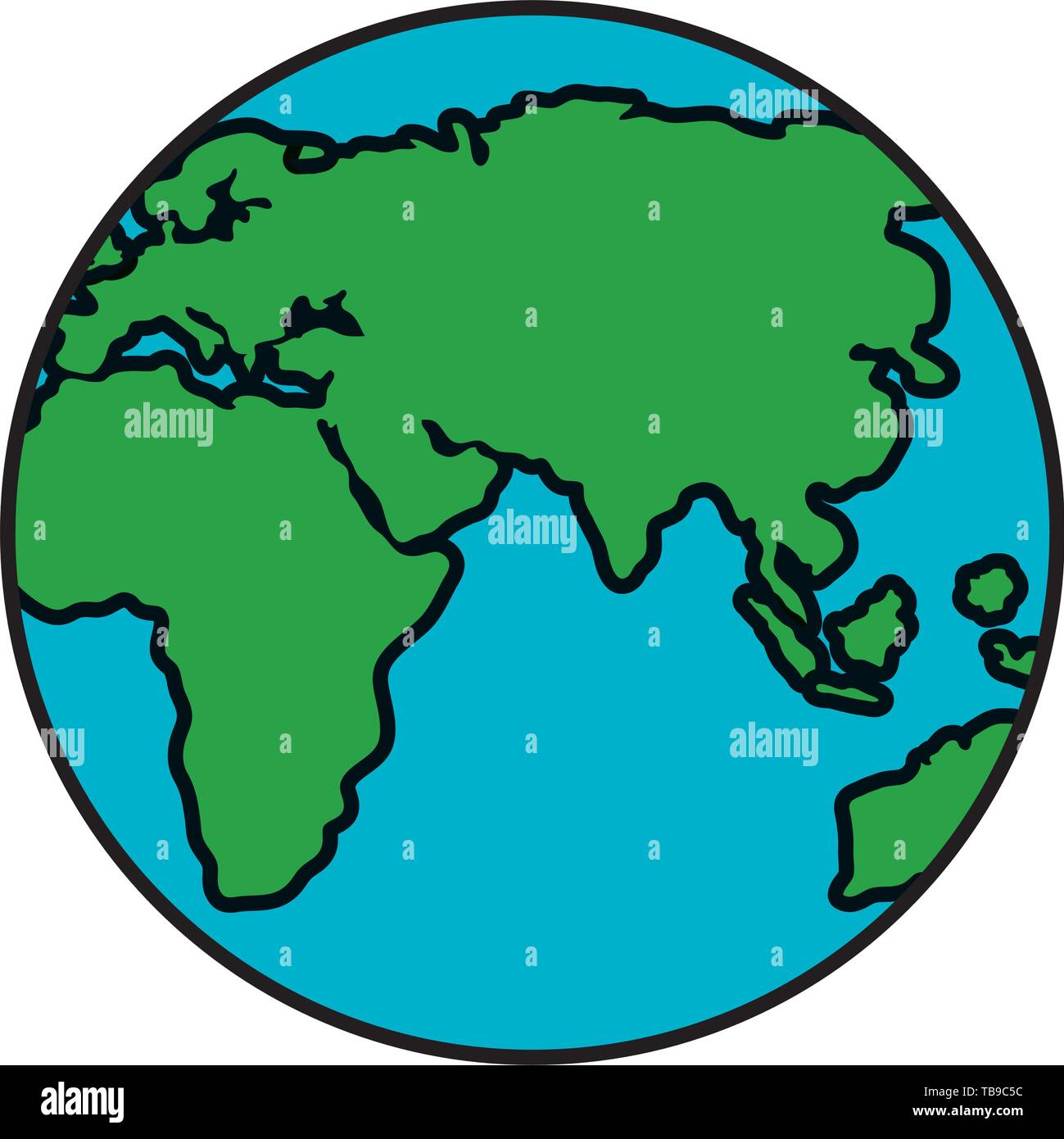 world planet earth icon vector illustration Stock Vector Image & Art ...