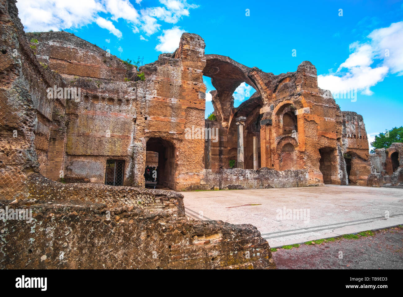 Hadrian s Villa in  Tivoli - near Rome - archaeological landmark in Italy  Stock Photo
