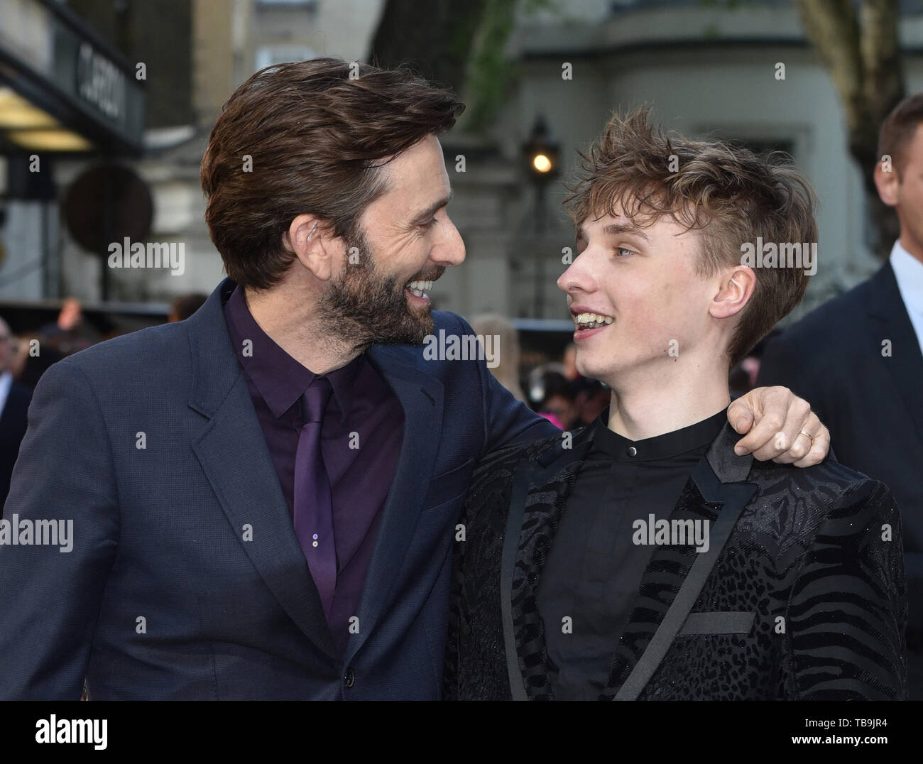 UK Premiere of 'Tolkien' at the Curzon Mayfair in London  Featuring: David Tennant, Ty Tennant Where: London, United Kingdom When: 29 Apr 2019 Credit: WENN.com Stock Photo