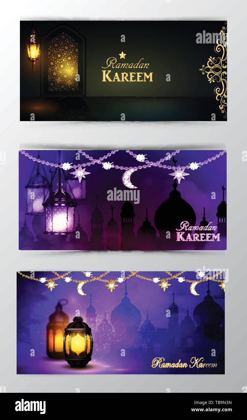 Ramadan Kareem, greeting background vector Stock Vector Image & Art - Alamy