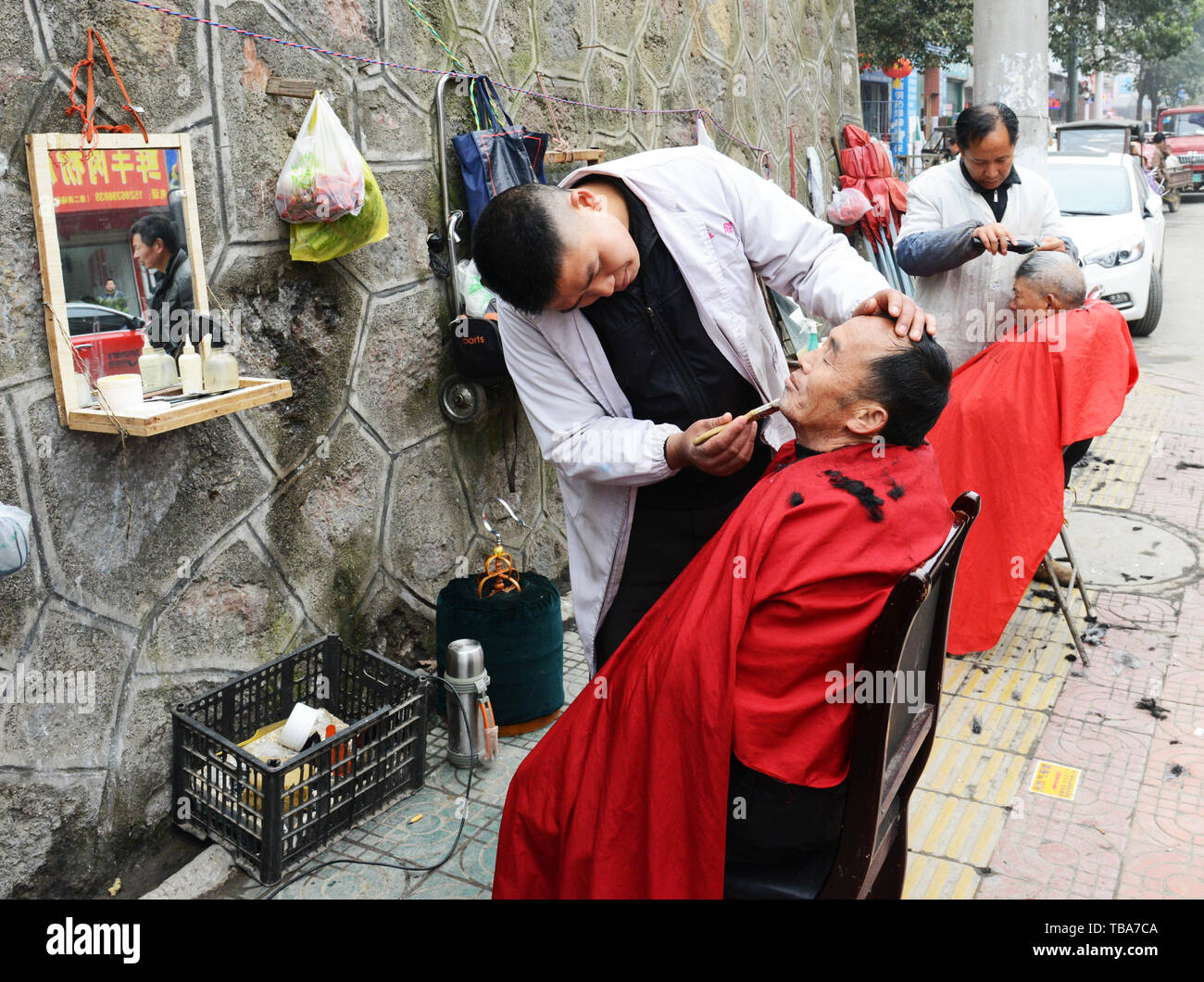 Chinese Barber Shop High Resolution Stock Photography and Images Alamy