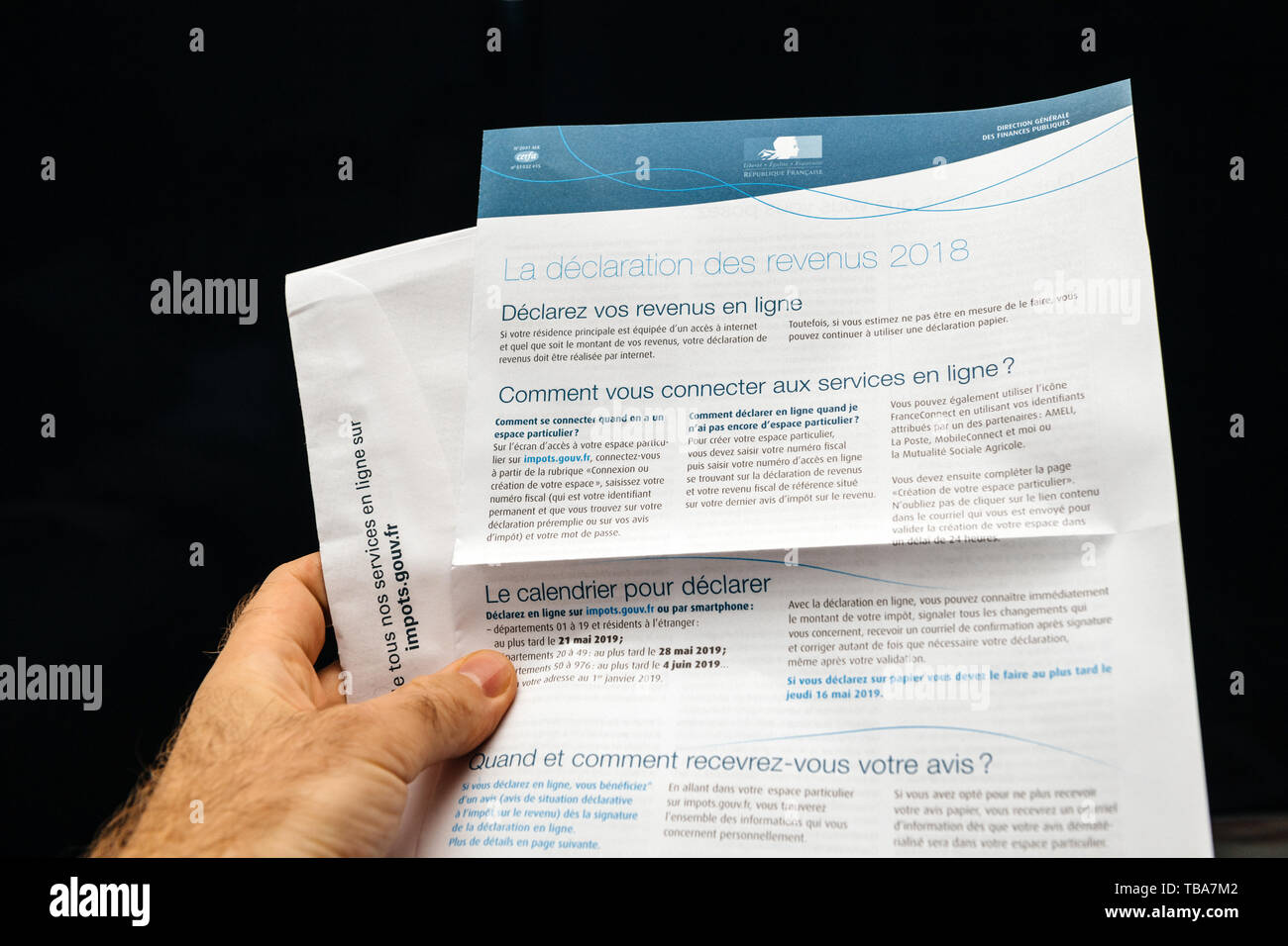 Calcul impot federal 2019