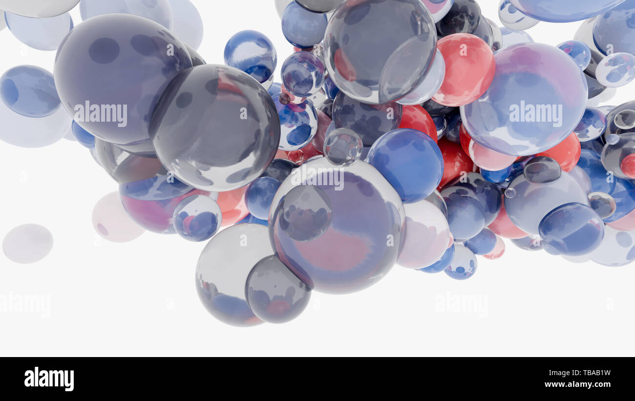 Abstract background with 3d spheres hi-res stock photography and images ...