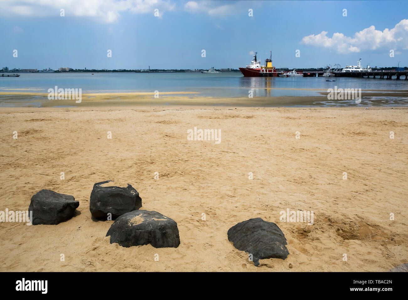 Summer pastime no one has the beach hi-res stock photography and images ...