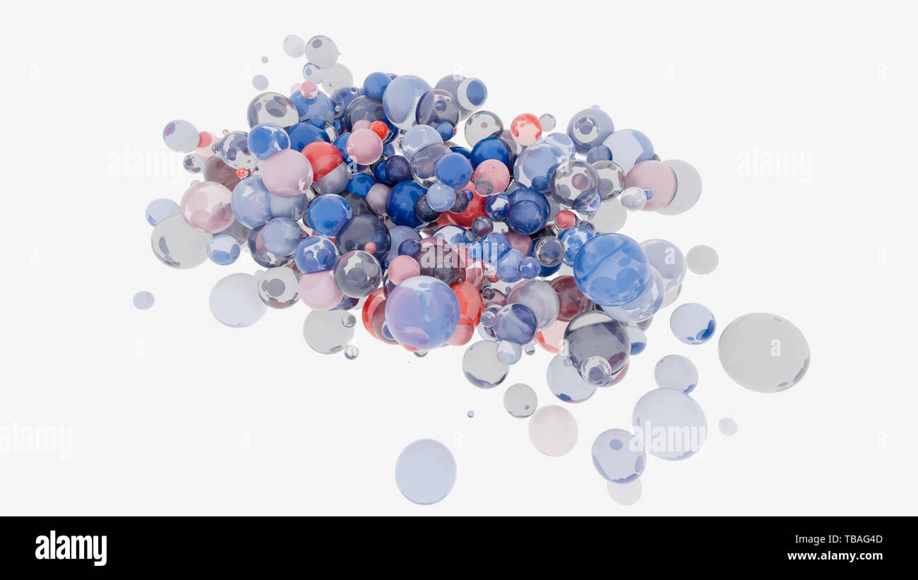 Abstract background with 3d spheres hi-res stock photography and images ...