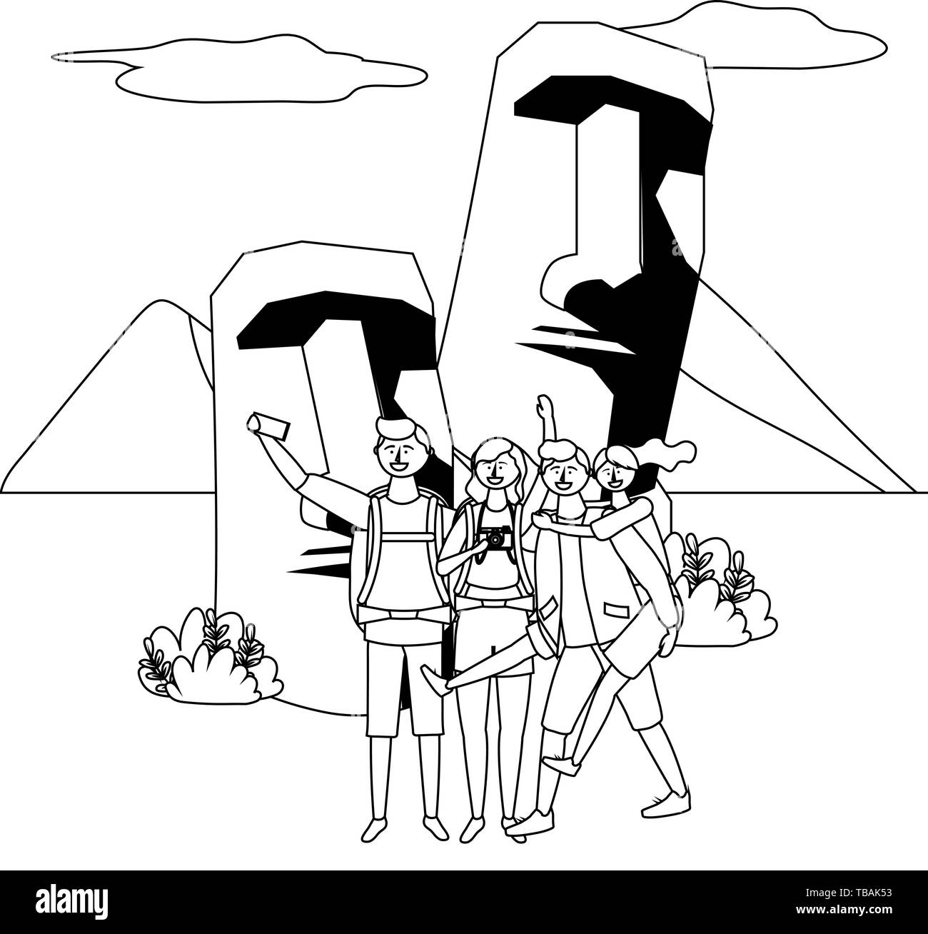 Moai Emoji coloring page  Free Printable Coloring Pages