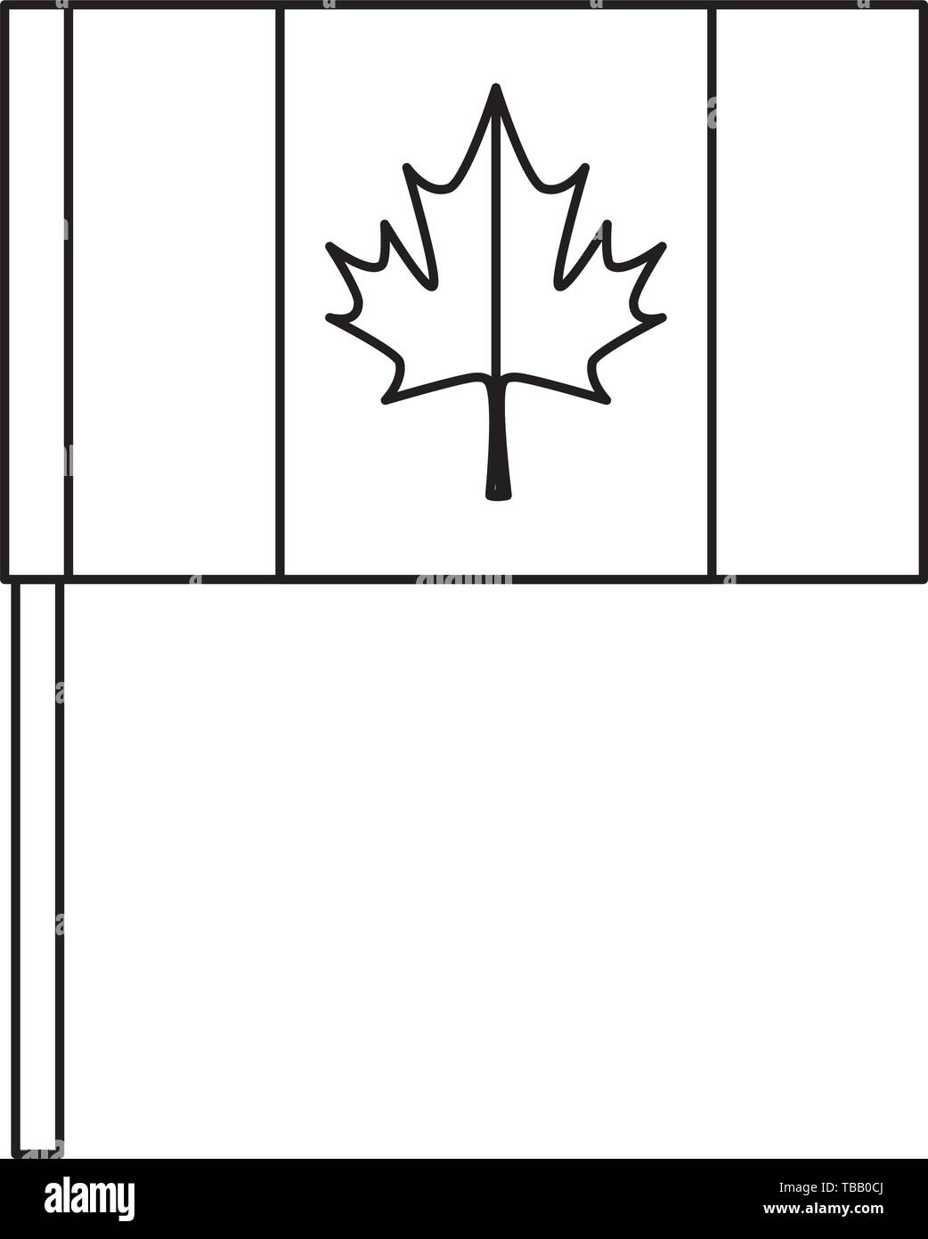 canadian flag celebration day icon Stock Vector Image &amp; Art - Alamy