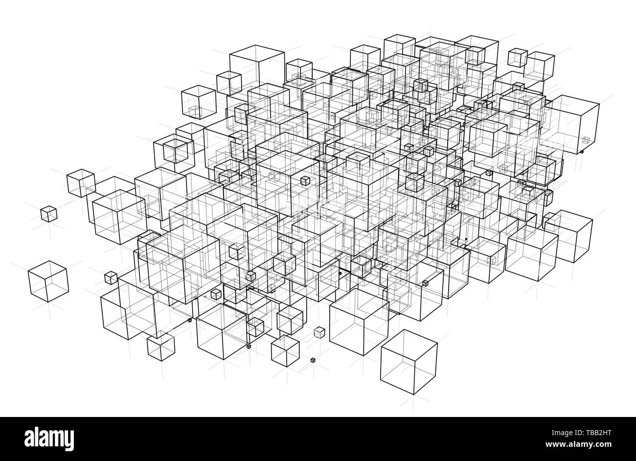 Vector abstract boxes background Stock Vector Image & Art Alamy