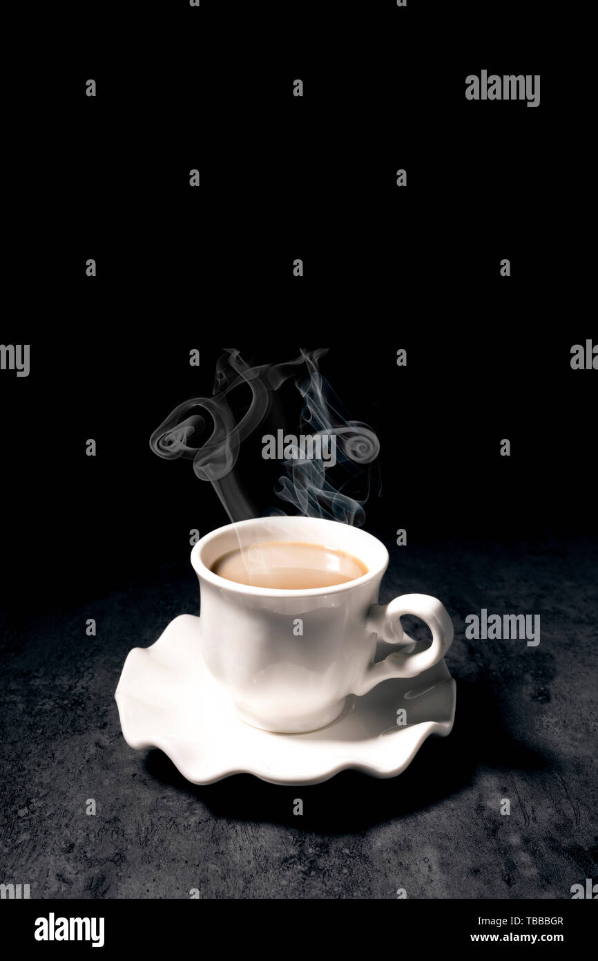 Steamy cappuccino in coffee hi res stock photography and images Alamy